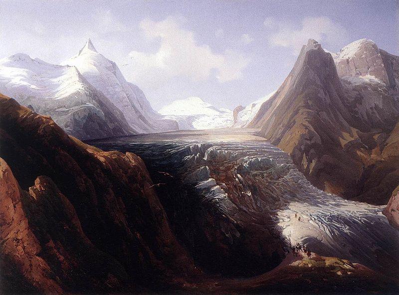 Thomas Ender The Grossglockner with the Pasterze Glacier